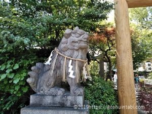 堀越神社の狛犬
