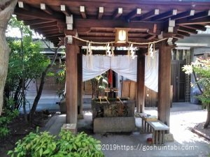 堀越神社の手水舎